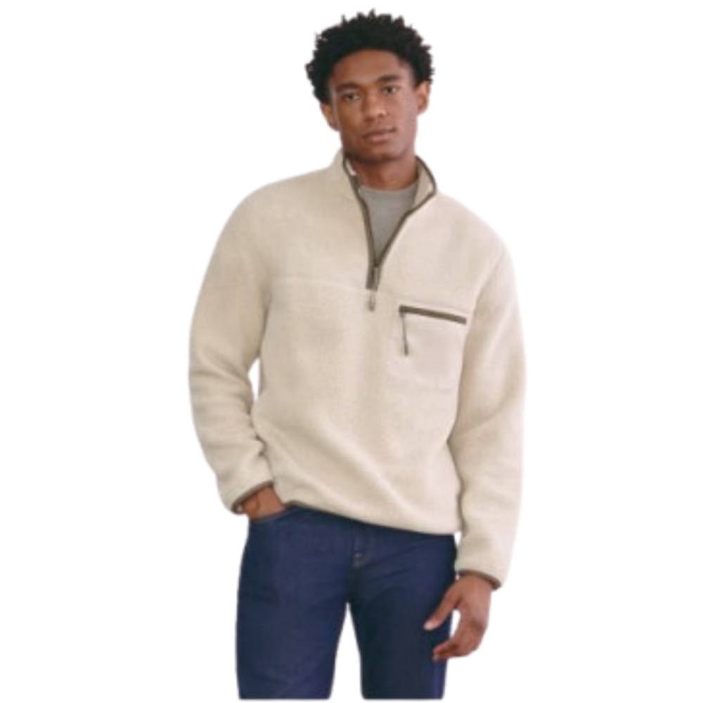 EVERLANE The Teddy Quarter-Zip Fleece
